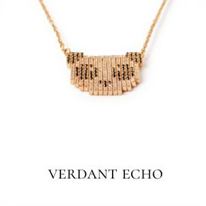 Panda head golden necklace-2