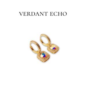 Artificial crystal earrings