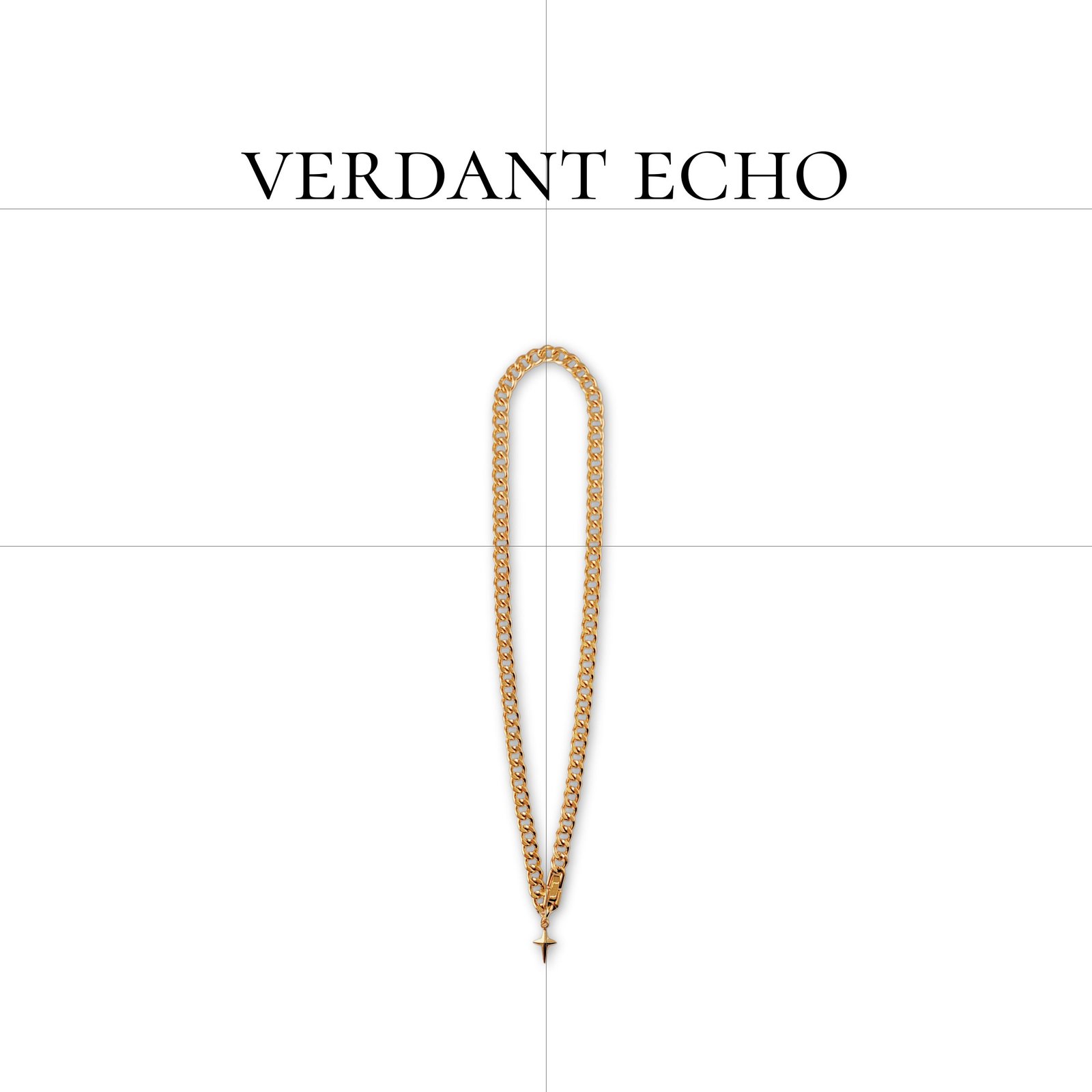 Cross star golden necklace-2