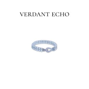 Natural freshwater pearl copper-plated gold pearl bracelet (full strand silver double-row style)-2