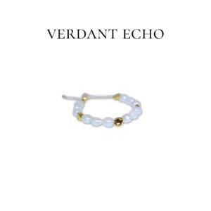 Natural freshwater pearl copper-plated gold pearl bracelet (with pearl and gold bead design)